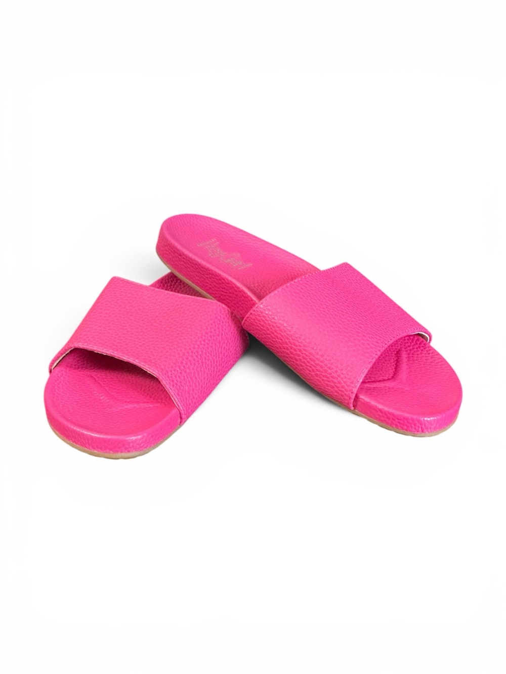 Corkys Backyard Vibrant Hot Pink Slide Sandals Size 7